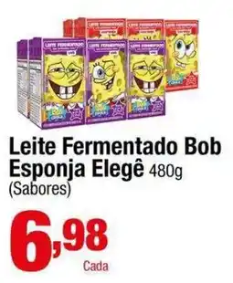 Santo Supermercados Leite fermentado bob esponja elegê oferta