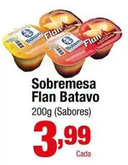 Santo Supermercados Sobremesa Flan Batavo oferta