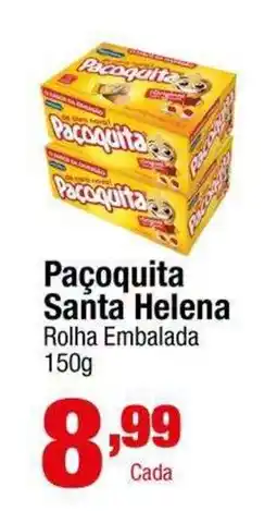 Santo Supermercados Paçoquita Santa Helena oferta