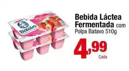 Santo Supermercados Bebida Láctea Fermentada com Polpa Batavo oferta
