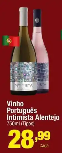 Santo Supermercados Vinho Português Intimista Alentejo oferta