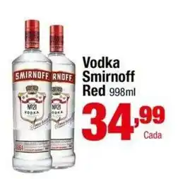 Santo Supermercados Vodka Smirnoff Red oferta