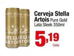 Santo Supermercados Cerveja Stella Artois Pure Gold oferta