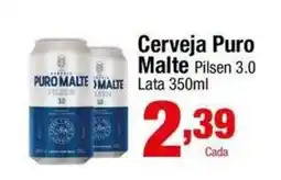Santo Supermercados Cerveja Puro Malte Pilsen 3.0 oferta