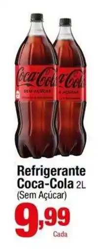 Santo Supermercados Refrigerante Coca-Cola (Sem Açúcar) oferta
