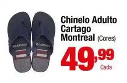 Santo Supermercados Chinelo Adulto Cartago Montreal (Cores) oferta