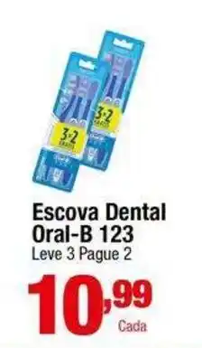 Santo Supermercados Escova Dental Oral-B 123 oferta