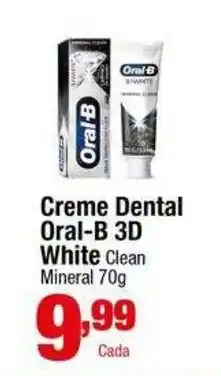 Santo Supermercados Creme Dental Oral-B 3D White Clean Mineral oferta