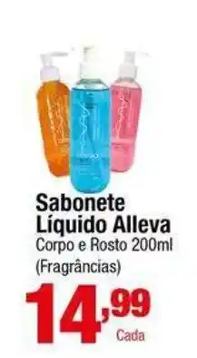 Santo Supermercados Sabonete Líquido Alleva oferta