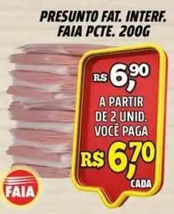 Zattão Supermercado presunto fat interf. faia pcte. oferta