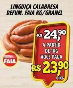 Zattão Supermercado Linguiça calabresa defum oferta