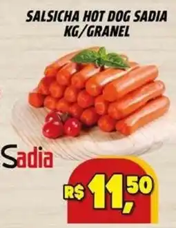 Zattão Supermercado Salsicha hot dog sadia oferta