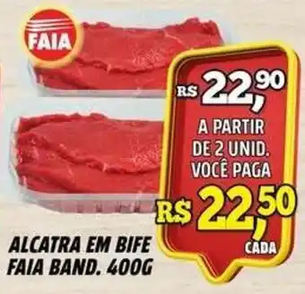 Zattão Supermercado Alcatra em bife oferta