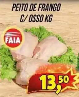 Zattão Supermercado Peito de frango c/ osso kg oferta