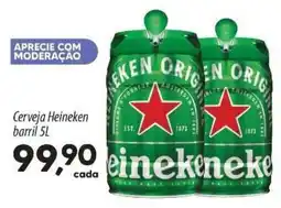 Asun Cerveja Heineken barril 5L oferta