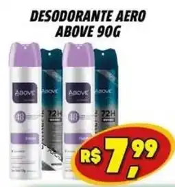 Zattão Supermercado Desodorante aero above 90g oferta