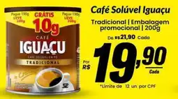 Stok Center Café Solúvel Iguacu Tradicional oferta
