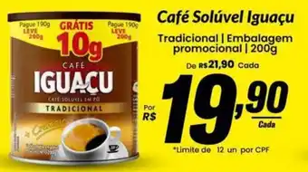 Café Solúvel Iguacu Tradicional