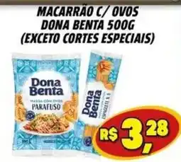 Zattão Supermercado Macarrão c/ ovos dona benta oferta