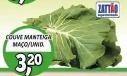 Zattão Supermercado Couve manteiga oferta