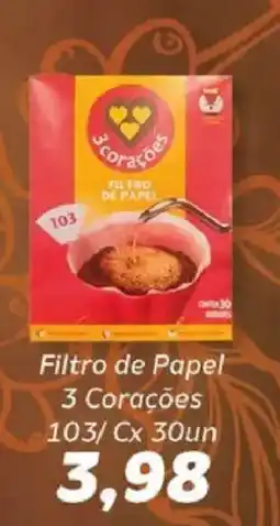Supermercados Tauste Filtro de Papel 3 Corações oferta