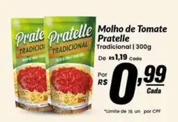 Stok Center Molho de Tomate Pratelle Tradicional oferta