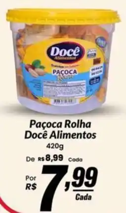 Stok Center Paçoca Rolha Docê Alimentos oferta