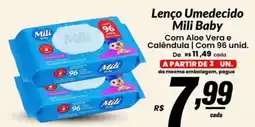 Stok Center Lenço Umedecido Mili Baby oferta