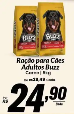 Stok Center Ração para Cães Adultos Buzz Carne oferta