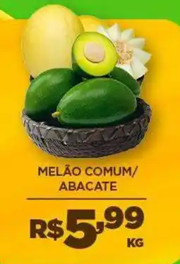 DB Supermercados melão comum/ abacate oferta