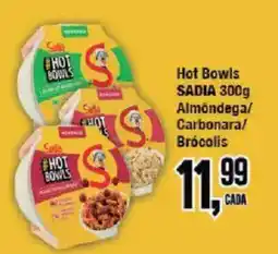 Redeconomia Hot Bowls Sadia Almôndega/ Carbonara/ Brócolis oferta