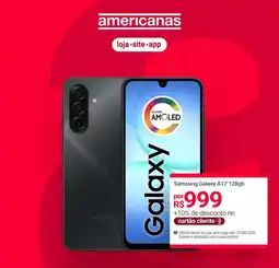 Lojas Americanas samsung galaxy a17 128gb oferta
