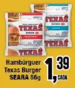 Redeconomia Hambúrguer Texas Burger SEARA oferta