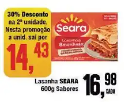 Redeconomia Lasanha seara sabores oferta