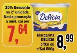 Redeconomia Margarina delicia c/sal ou s/sal oferta