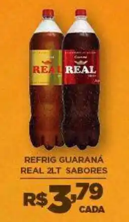 DB Supermercados Refrig guaraná real 2lt sabores oferta