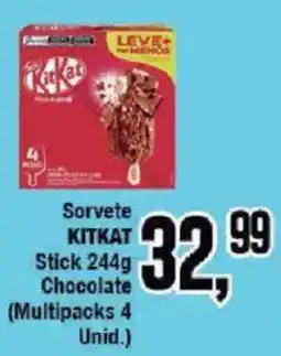 Redeconomia Sorvete kitkat stick chocolate oferta
