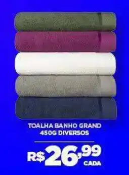 DB Supermercados Toalha banho grand oferta