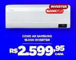 DB Supermercados Cond ar samsung 18.000 inverter oferta