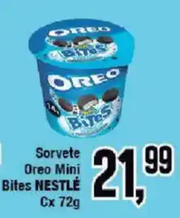 Redeconomia Sorvete Oreo Mini Bites NESTLÉ oferta