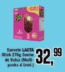 Redeconomia Sorvete lacta stick sonho de valsa oferta