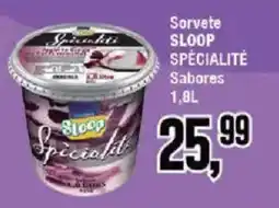 Redeconomia Sorvete sloop especialite sabores oferta