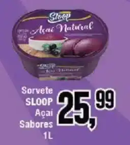 Redeconomia Sorvete sloop açaí natural oferta