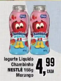 Redeconomia logurte liquido chambinho nestle morango oferta