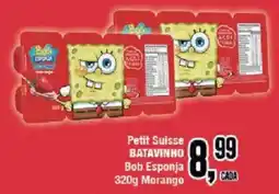 Redeconomia Petit Suisse BATAVINHO Bob Esponja oferta