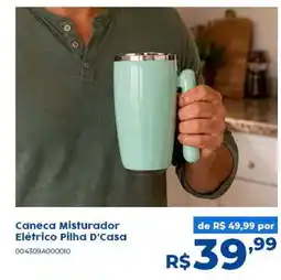 Casa Freitas Caneca Misturador Elétrico Pilha D' Casa oferta
