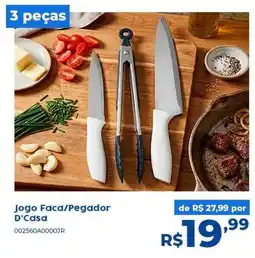 Casa Freitas Jogo Faca/Pegador D'Casa oferta