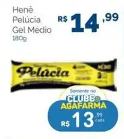 Agafarma Henê pelúcia gel médio oferta