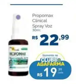 Agafarma Propomax clinical spray voz oferta