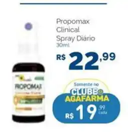 Agafarma Propomax clinical spray diário oferta